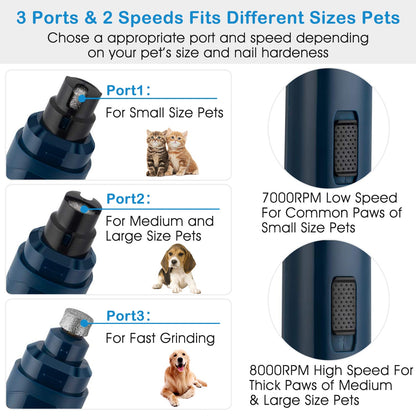 Quiet Dog Nail Grinder