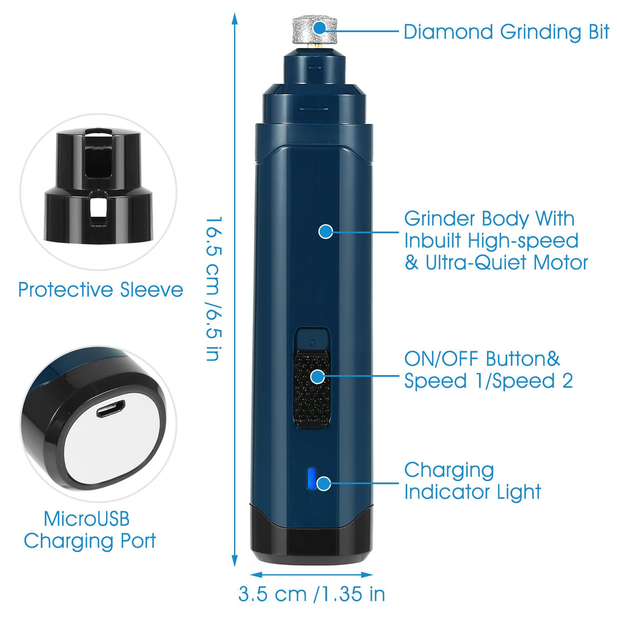 Quiet Dog Nail Grinder