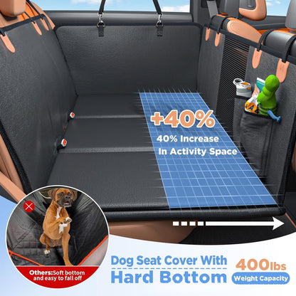Hard Bottom Dog Car Seat Cover