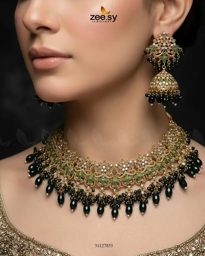 Nectarine Bloom Gems Bridal Set