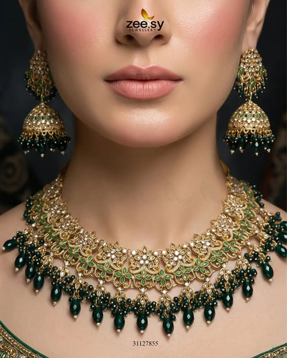 Nectarine Bloom Gems Bridal Set