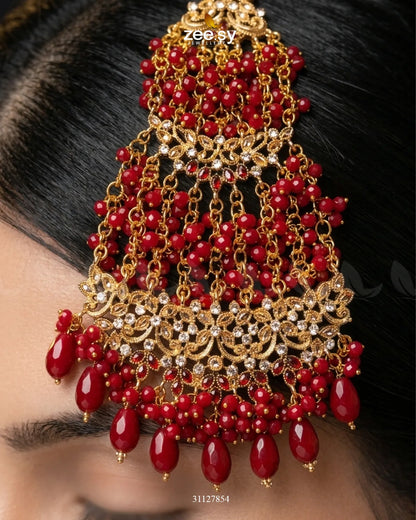 Nectarine Bloom Gems Bridal Set