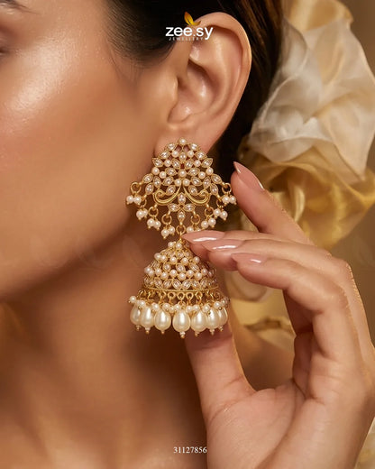 Nectarine Bloom Gems Bridal Set