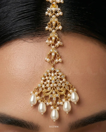 Nectarine Bloom Gems Bridal Set