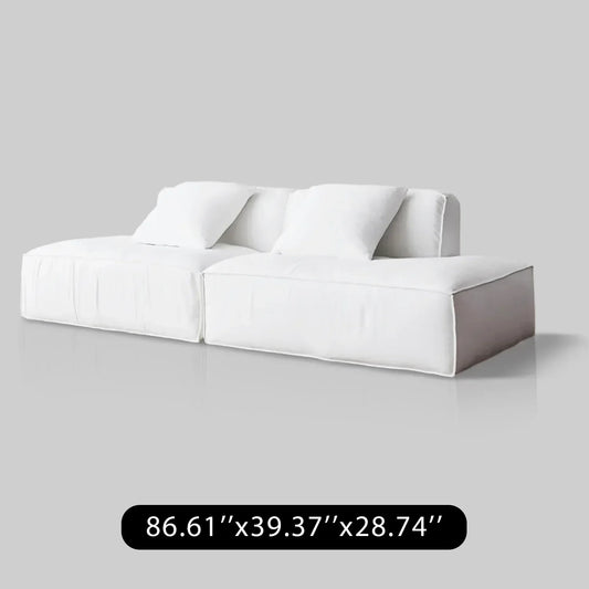 Linen Floating Island Sofa
